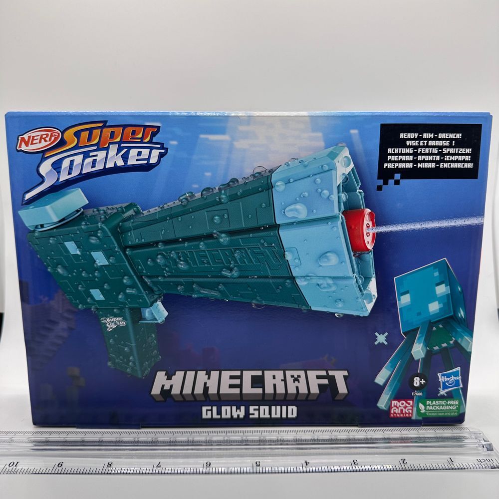 Nerf Super‎ Soaker Minecraft Glow Squid - Picture 2 of 8